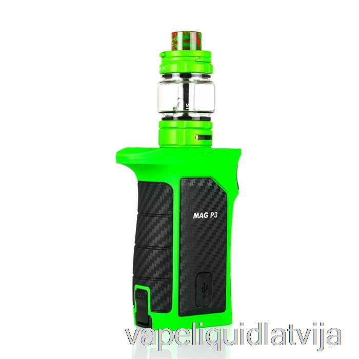 Smok Mag P3 230w & Tfv16 Sākuma Komplekts Zaļš/melns Vape šķidrums